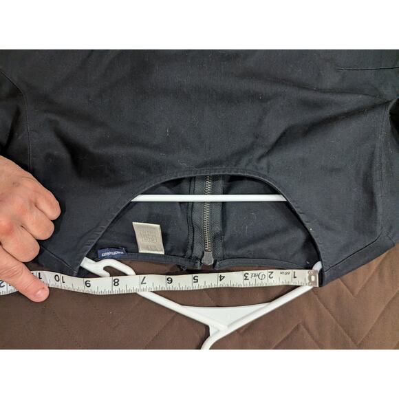 Women's Gap black linen summer dress w/ 3/4 length sleeves & pockets size 10 - Picture 7 of 9